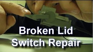 Fixing a Broken Kenmore  Whirlpool Lid Switch for Free [upl. by Tiebold]