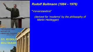 83 Rudolf Bultmann [upl. by Namrac475]