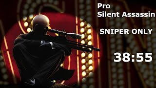 Hitman Blood Money  Sniper Only Run  PROSA [upl. by Eillek]