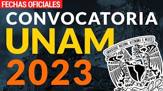 Convocatoria UNAM 2023 [upl. by Notaek]