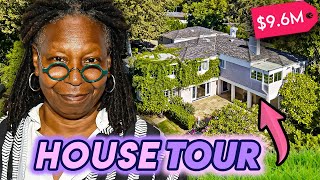 Whoopi Goldberg  House Tour  Multimillion Properties in New Jersey Pacific Palisades amp More [upl. by Nayarb]