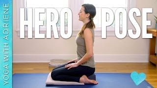 Hero Pose  Virasana  Foundations of Yoga [upl. by Maiga]