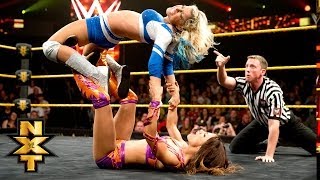 Alexa Bliss vs Sasha Banks WWE NXT June 19 2014 [upl. by Alliuqahs]