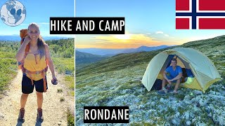 RONDANE NATIONAL PARK  Formokampen  Camp and Hike Norway 2021 Part 2 [upl. by Kecaj882]