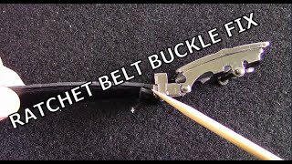 ✅MENS RATCHET BELT BUCKLE PROBLEM FIX [upl. by Naujak35]