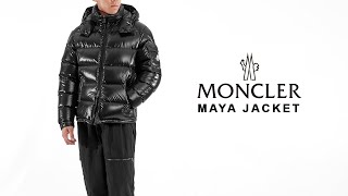 Moncler Maya Puffer Jacket  How Does It Fit [upl. by Nas]