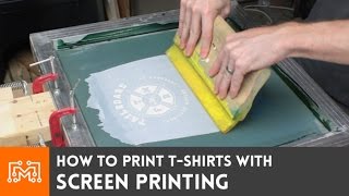 Screen Print Your Own Tshirts  HowTo  I Like To Make Stuff [upl. by Boff]