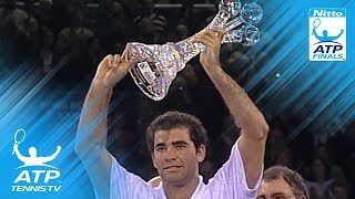 Agassi vs Sampras ATP Finals 1999 Final Highlights [upl. by Dreddy]