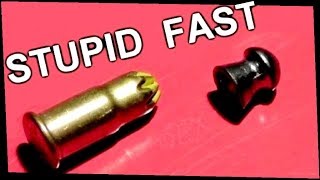 Shooting 22 PELLETS Using NAIL GUN Blanks [upl. by Lucie]