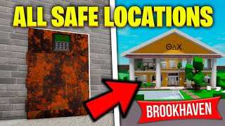 EVERY SAFE LOCATION IN BROOKHAVEN RP [upl. by Ardnala424]