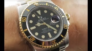 Rolex Submariner 116613LN Rolex Watch Review [upl. by Zap]