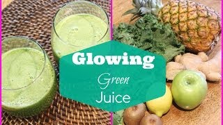 ♥ Green Juice Recipe for Weight Loss and Glowing Skin  Detox Green Juice ♥ [upl. by Yeaton896]