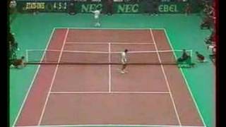 Leconte Sampras Davis Cup 1991 [upl. by Jankell]