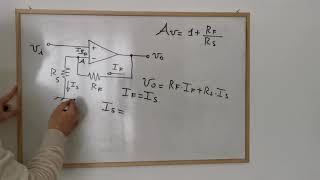 AMPLIFICATORE OPERAZIONALE NON INVERTENTE 09032020 [upl. by Rraval515]