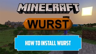 How to Install WURST client for Minecraft 116  Minecraft mods hacks and cheats Minecraft 1164 [upl. by Arabella]