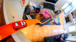 HOT WHEELS TRACK OFF MY BALCONY [upl. by Estrella]