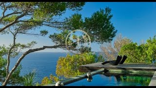 Exceptional seafront villa with amazing sunset  Luxury Villas Ibiza [upl. by Naihtsirc]