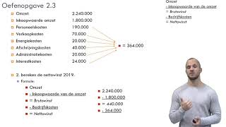 Bedrijfseconomie  Het Resultaat  Hoofdstuk 2  Bruto amp Netto winst amp Brutowinstopslag berekenen [upl. by Pillsbury577]