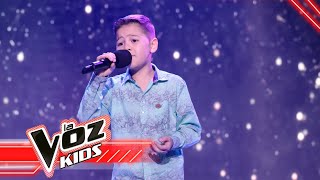 Julián Camilo canta ‘Un Año’ La Voz Kids Colombia 2021 [upl. by Elleinnad]