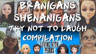 Big Mouth Snapchat Filter  Branigans Shenanigans  Compilation [upl. by Gnilhsa]