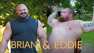 Brian SHAW amp Eddie HALL Strongman FUNNY MOMENTS [upl. by Leanora]