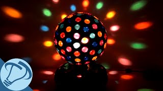 10quot Black Rotating Disco Ball with 121 Points of Light from Creative Motion [upl. by Grier380]