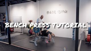 Bench Press Technique Tutorial [upl. by Pegg68]