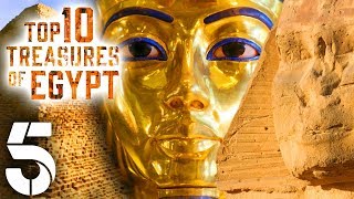 Top 10 Treasures Of Egypt  History Documentary  Channel 5 AncientHistory [upl. by Petrick89]