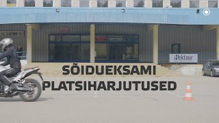 Sõidueksami platsiharjutused [upl. by Gala]