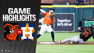 Orioles vs Astros Game Highlights 62124  MLB Highlights [upl. by Odetta]