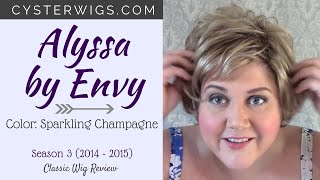 CysterWigs Wig Review Alyssa by Envy Color Sparkling Champagne S3E138 2014 [upl. by Zetram63]