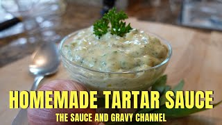 French Style Tartar Sauce  How to Make Tartar Sauce  Tartar Sauce Recipe  Tartar sauce Homemade [upl. by Voccola179]