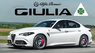 The 2020 Alfa Romeo Giulia Quadrifoglio is the COOLEST Sport Sedan [upl. by Tutt]