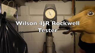 Wilson 4JR Rockwell Tester [upl. by Haimirej]