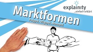 Marktformen einfach erklärt explainity® Erklärvideo [upl. by Sulokcin]