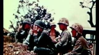 The 6th Marine Division on Okinawa  1945 Authentic Colour Film [upl. by Alic]