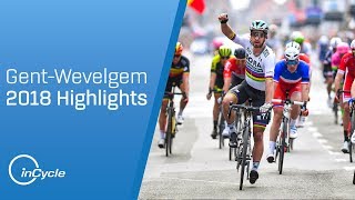 GentWevelgem 2018  Full Race Highlights  inCycle [upl. by Lobel449]