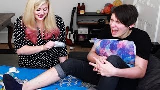 Dan Gets His Legs Waxed [upl. by Mloclam987]