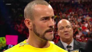 CM Punk interrupts Mr McMahons State of the WWE Address Raw Oct 8 2012 [upl. by Grae602]