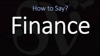 How to Pronounce Finance 3 WAYS British amp American English Pronunciation [upl. by Emmott533]