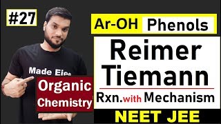 Reimer Tiemann Chemical Rxn in Phenol  Salicylaldehide Formation with mechanism  JEE NEET AIIMS [upl. by Garald]