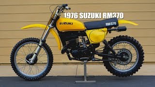 1976 Suzuki RM370  Tom Whites Museum [upl. by Ellmyer]