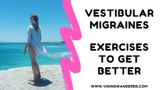 Vestibular Exercises for labyrinthitismigraine with vertigo [upl. by Melitta]