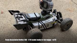 Team Associated Reflex 14B and 14T buggy test drive and top speed [upl. by Ferris364]