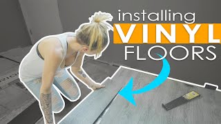 Installing Vinyl Plank Flooring Without Gaps or Transition Strips [upl. by Anihsit]