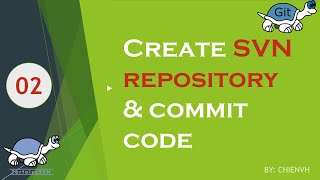 02 Create SVN repository and commit code  VisualSVN Tutorial [upl. by Selway]