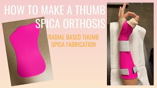 How to Make a Thumb Spica Splint [upl. by Secrest328]