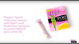 How to Use the Playtex® Sport® Tampon [upl. by Warrick]