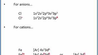 CHEMISTRY 101 Electron configurations for ions [upl. by Nava]