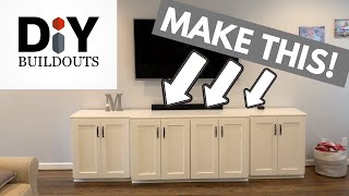 DIY Entertainment Center  DIY Buildouts Special Edition [upl. by Amilah]